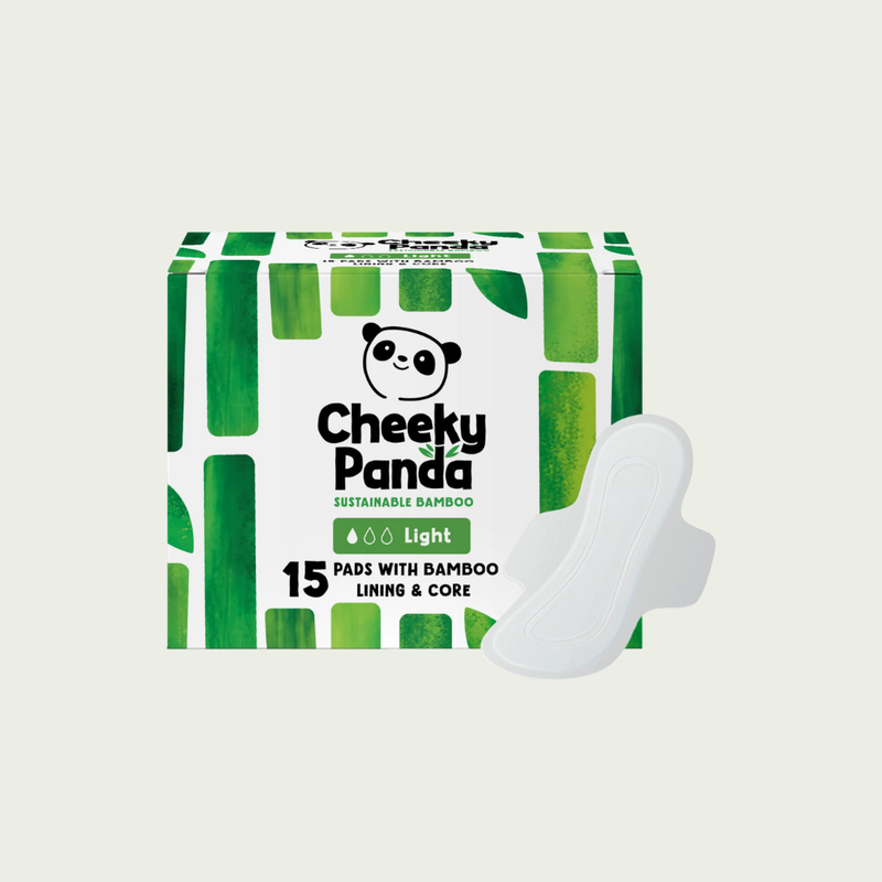 Cheeky Panda Bamboo Pads, Light Flow