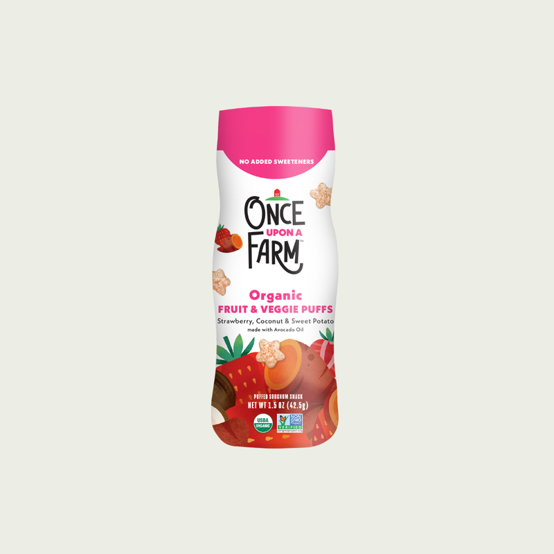 Once Upon A Farm Strawberry, Sweet Potato & Coconut Puffs