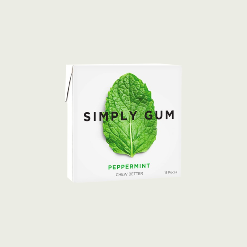 Simply Gum Peppermint Natural Chewing Gum