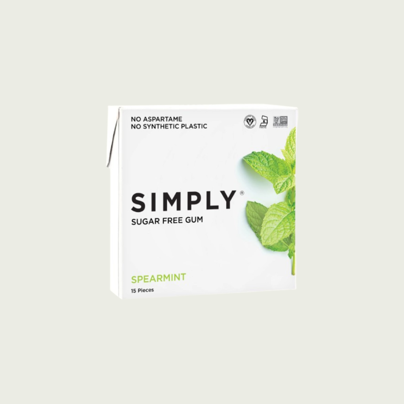 Simply Gum Spearmint Sugar-Free Gum
