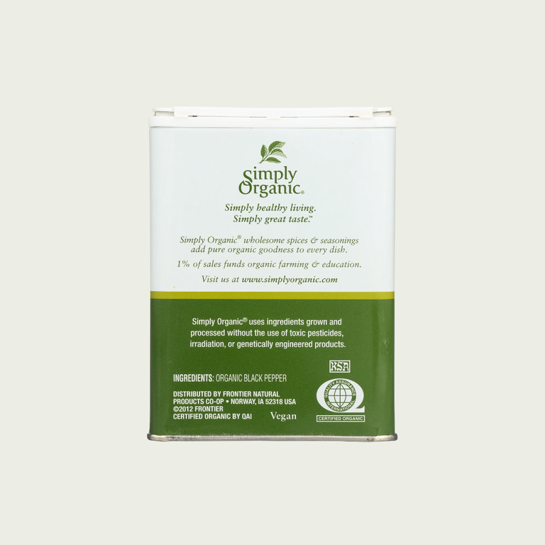 Simply Organic Ground Black Pepper