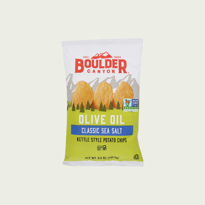 Boulder Canyon Olive Oil Sea Salt Kettle Cooked Chips