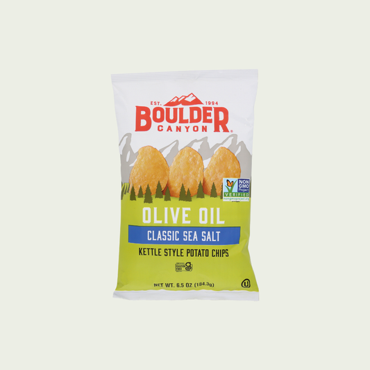 Boulder Canyon Olive Oil Sea Salt Kettle Cooked Chips