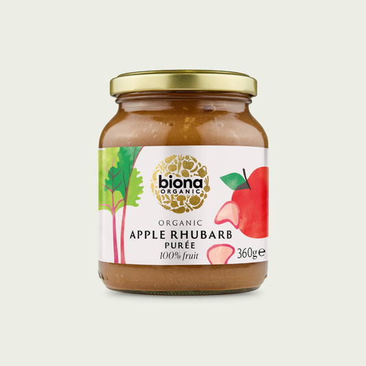 Biona Organic Apple & Rhubarb Purée