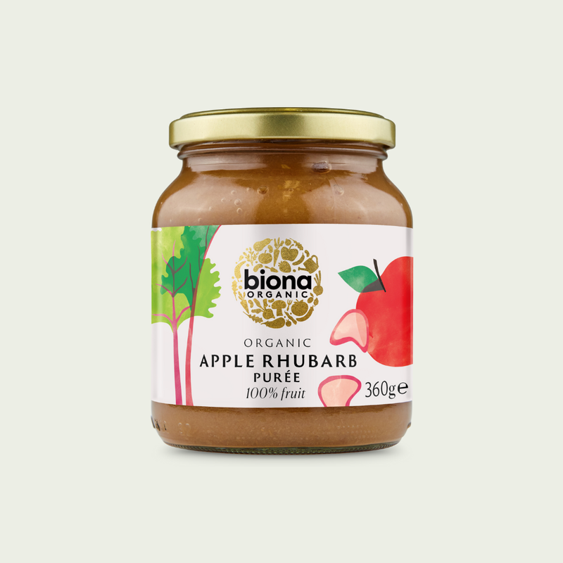 Biona Organic Apple & Rhubarb Purée
