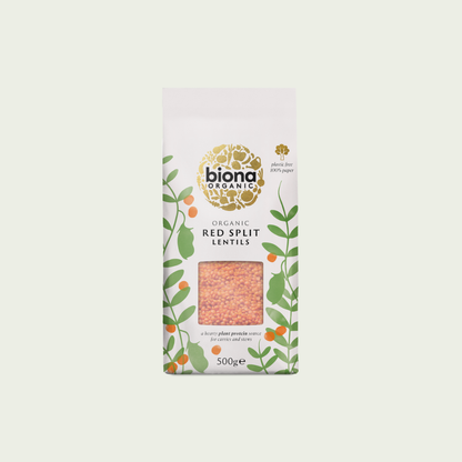 Biona Red Split Lentils Organic