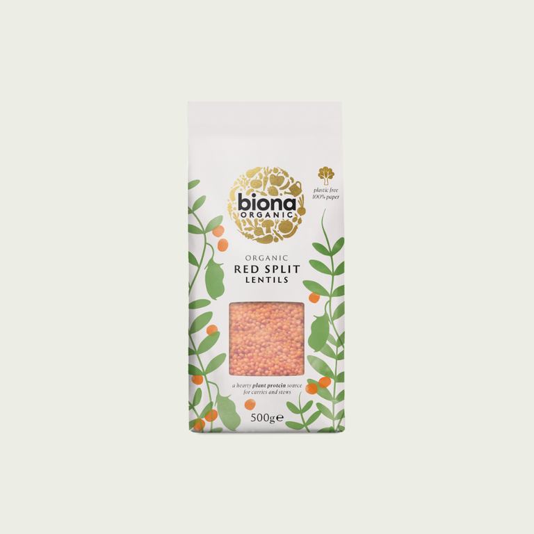 Biona Red Split Lentils Organic