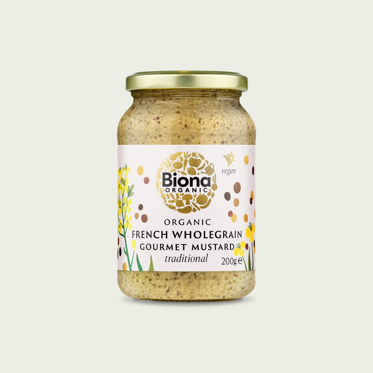 Biona Pattern Biona Organic Wholegrain French Mustard – Elevare Market