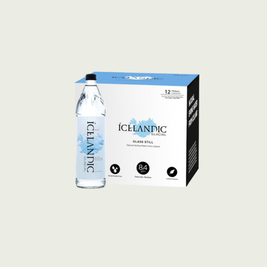 Icelandic Glacial Still Natural Spring Water 750ml - Box of 12 Bottles