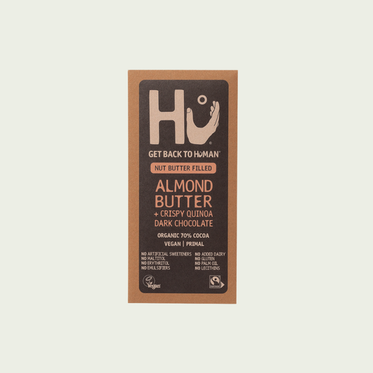 Hu Almond Butter & Crispy Quinoa Dark Chocolate Bar