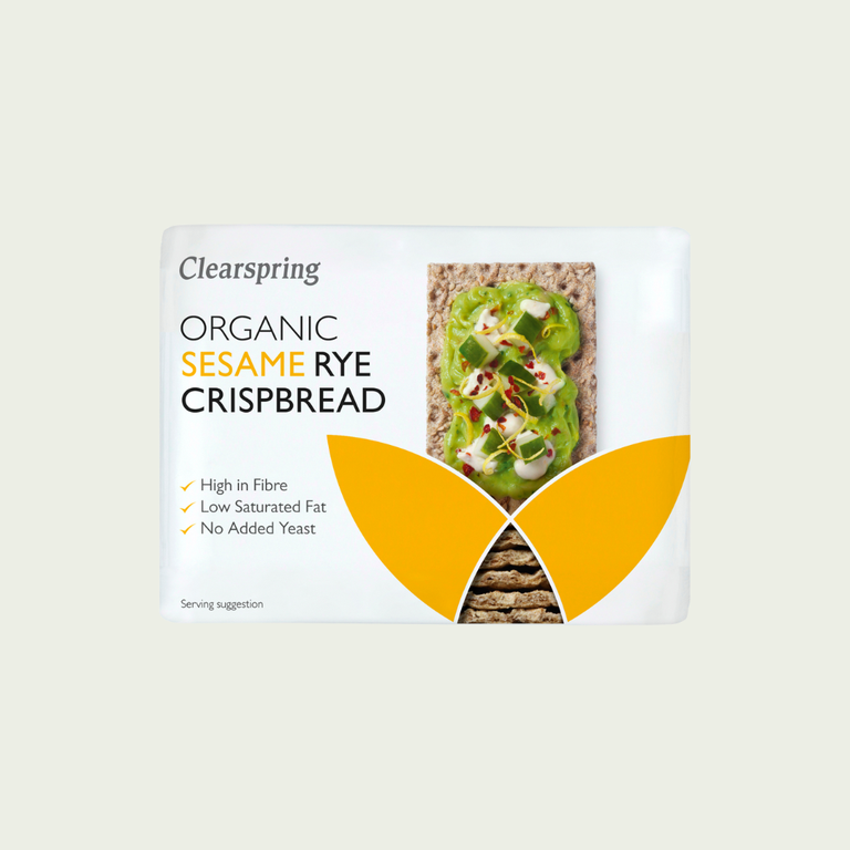 Clearspring Organic Sesame Rye Crispbread