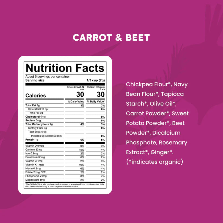 Serenity Kids Organic Carrot & Beet Puffs