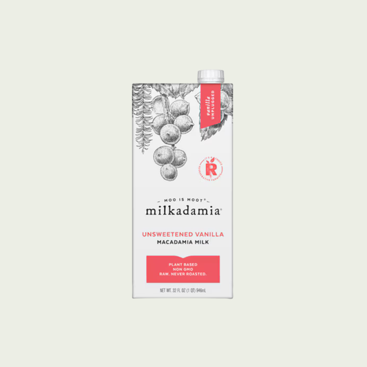 Milkadamia Unsweetened Vanilla Macadamia Milk