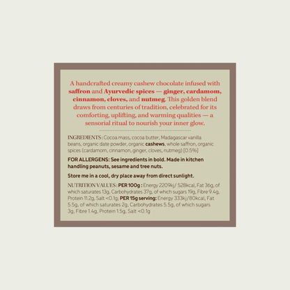 Tulā Code "Muse" Functional Dark Chocolate