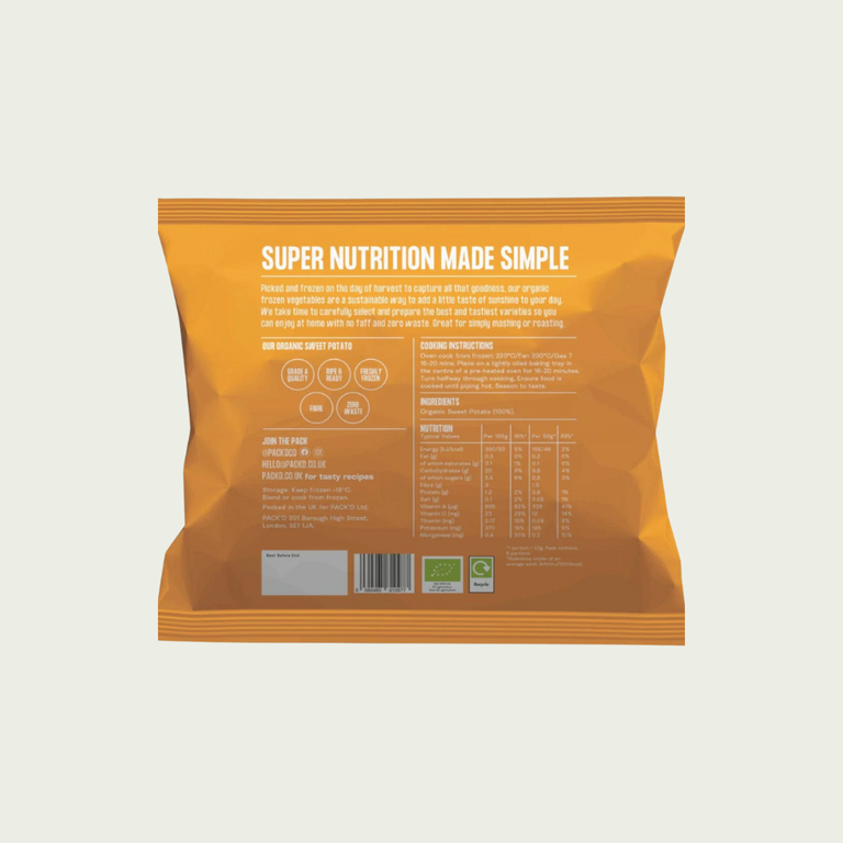 Pack’D Organic Sweet Potato