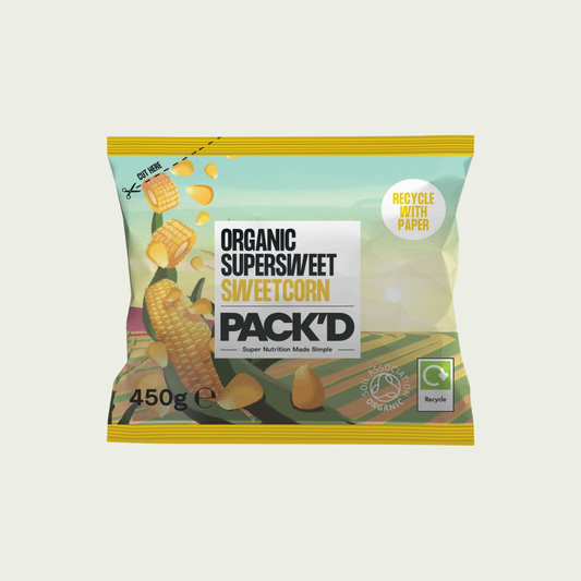 Pack’D Organic Sweetcorn