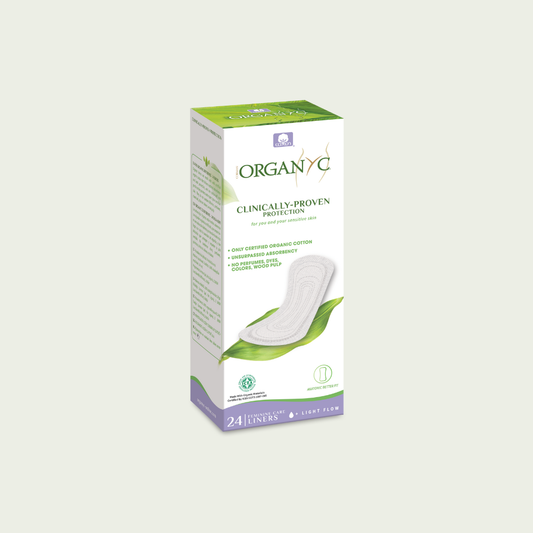 Organyc Panty Liners, Light Flow (Flat)