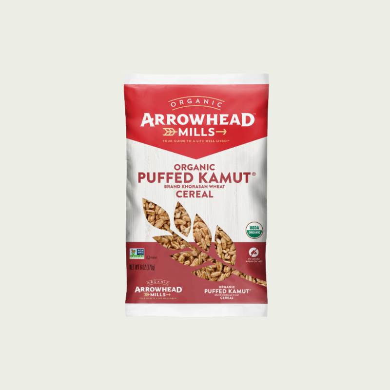 Arrowhead Mills Organic Unsweetened Puffed Kamut Cereal