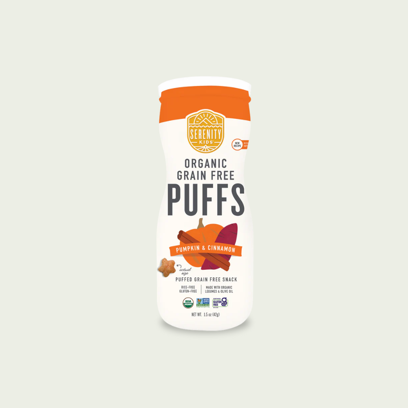 Serenity Kids Pumpkin & Cinnamon Veggie Puffs