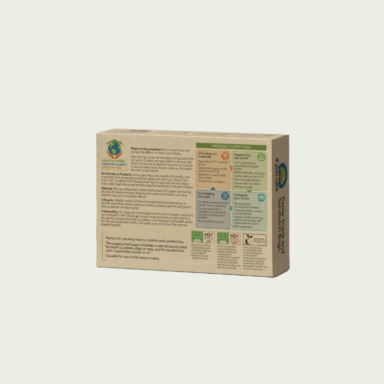 If You Care Paper Snack & Sandwich Bags