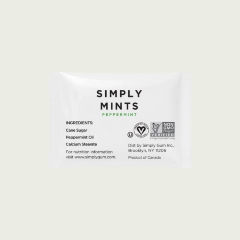 Simply Gum Peppermint Breath Mints