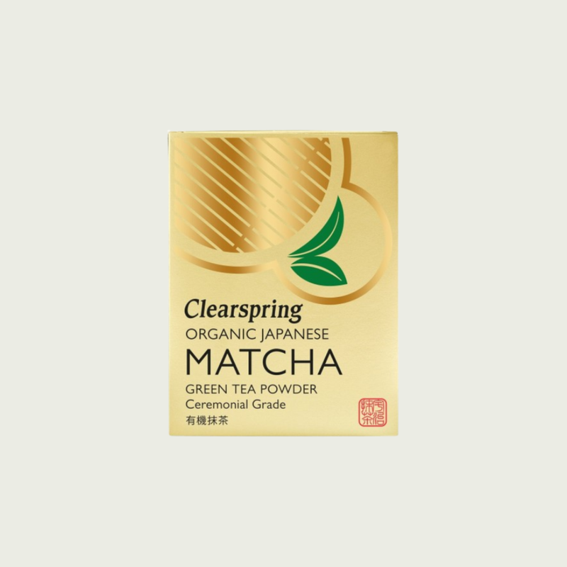 Clearspring Organic Japanese Matcha Green Tea Powder, Ceremonial Grade