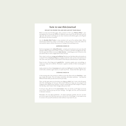 Wellness Journal