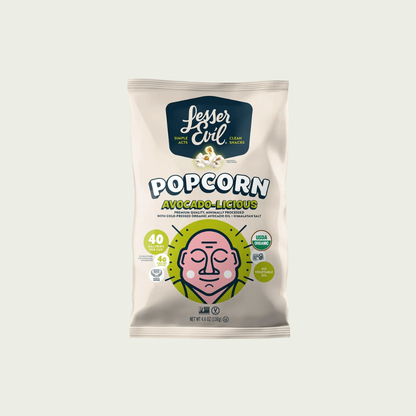 LesserEvil Organic "Avocado-Licious" Popcorn