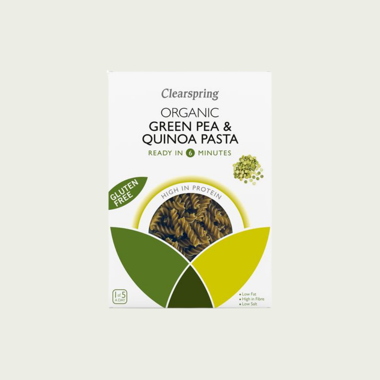 Clearspring Organic Green Pea & Quinoa Fusilli