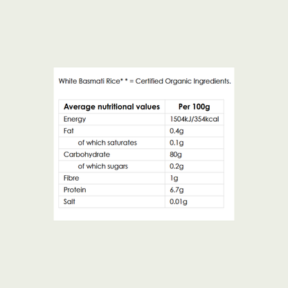 Biona Himalayan Basmati White Rice Organic