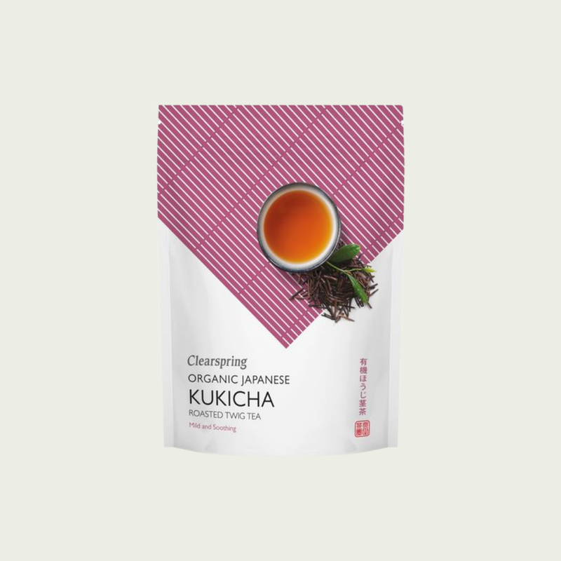 Clearspring Organic Japanese Kukicha Roasted Twig Tea, Loose Leaf