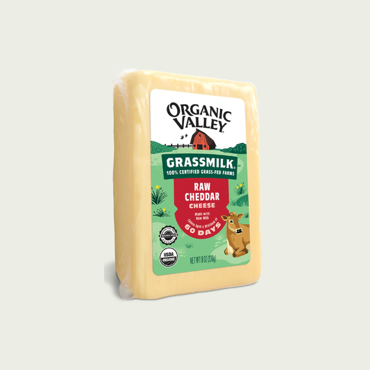 Organic Valley Organic Grassmilk Medium Cheddar Cheese