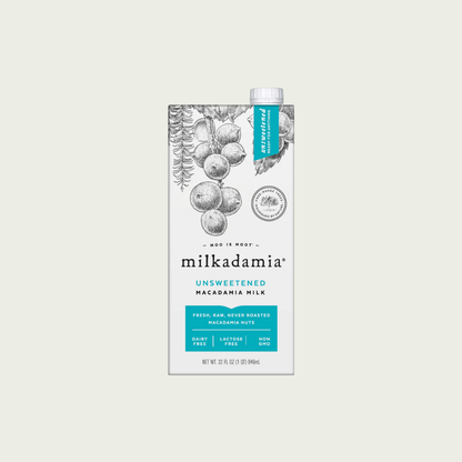 Milkadamia Unsweetened Original Macadamia Milk