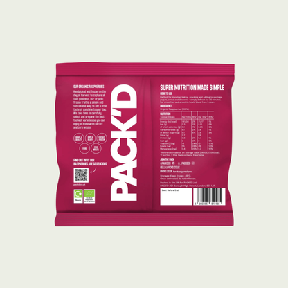 Pack’D Organic Raspberries