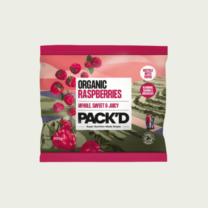 Pack’D Organic Raspberries