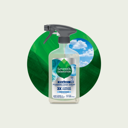 Seventh Generation "Free & Clear" Dish Soap Foam Spray