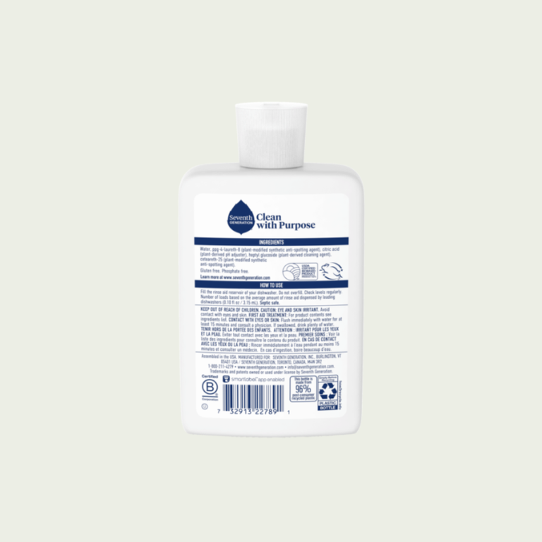 Seventh Generation "Free & Clear" Rinse Aid