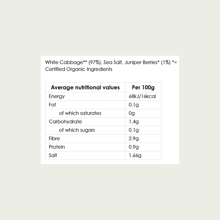 Biona Organic Sauerkraut