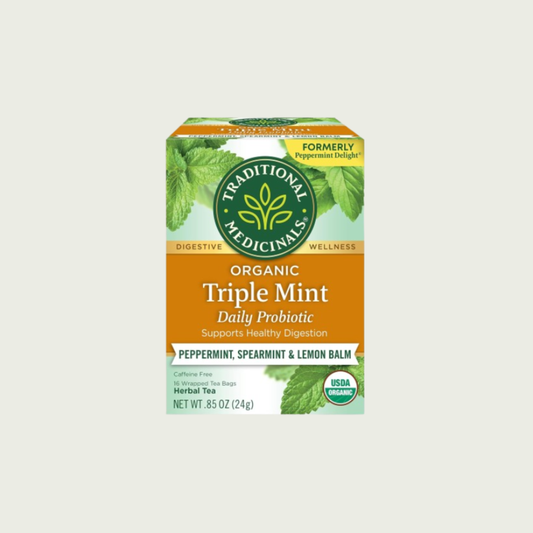 Traditional Medicinals Triple Mint Probiotic Tea